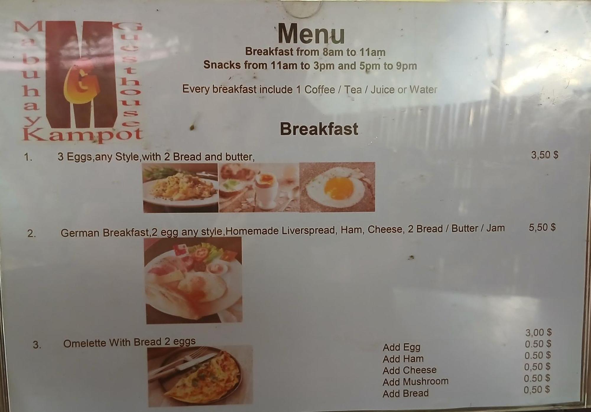 Mabuhay Guesthouse Kampot Eksteriør bilde